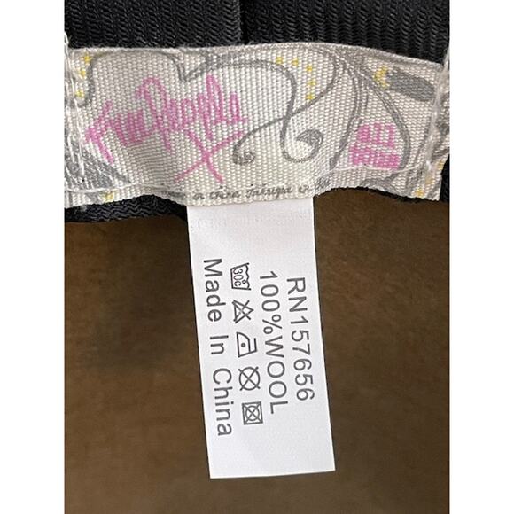 Free People women's camel colored felt hat with headband. - Picture 6 of 6